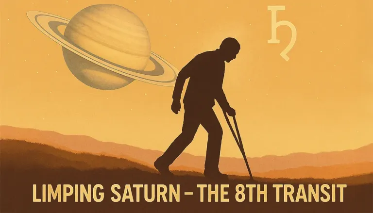 Limping Saturn Saturn 8th transit